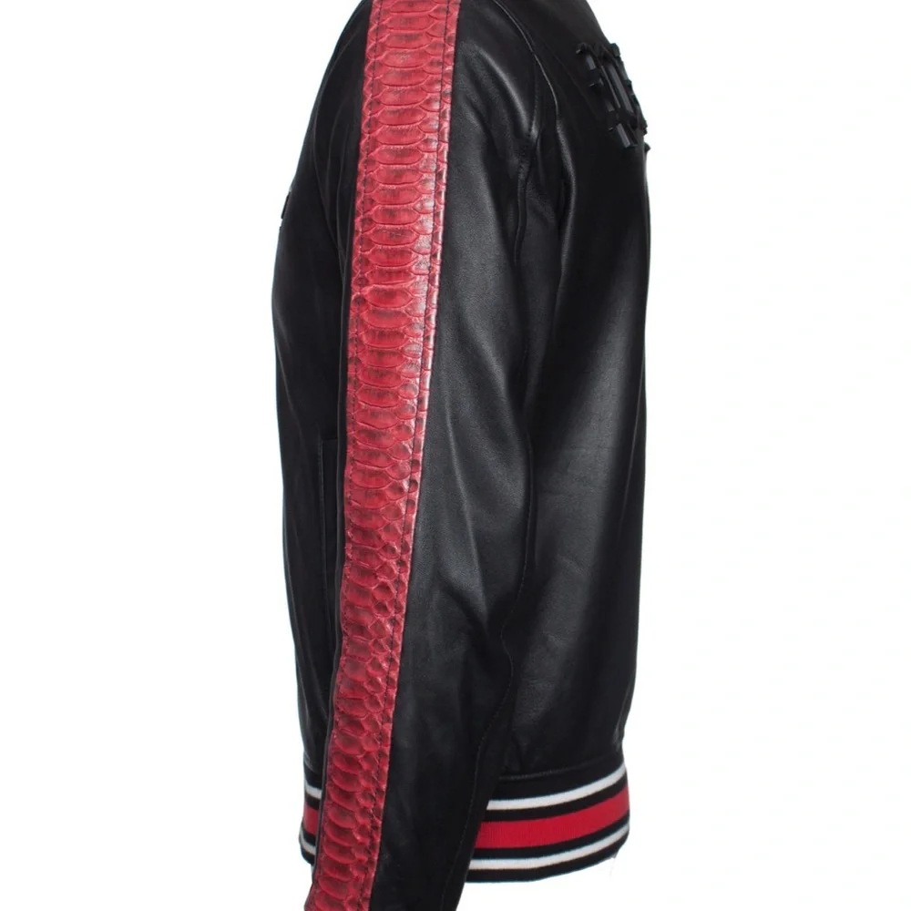 Philipp Plein Leather Python Jacket - Picture 3 of 8